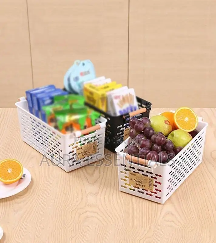 Multi-Function Plastic Kitchen Storage Basket
