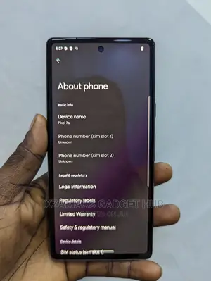 New Google Pixel 7a 128 GB Black