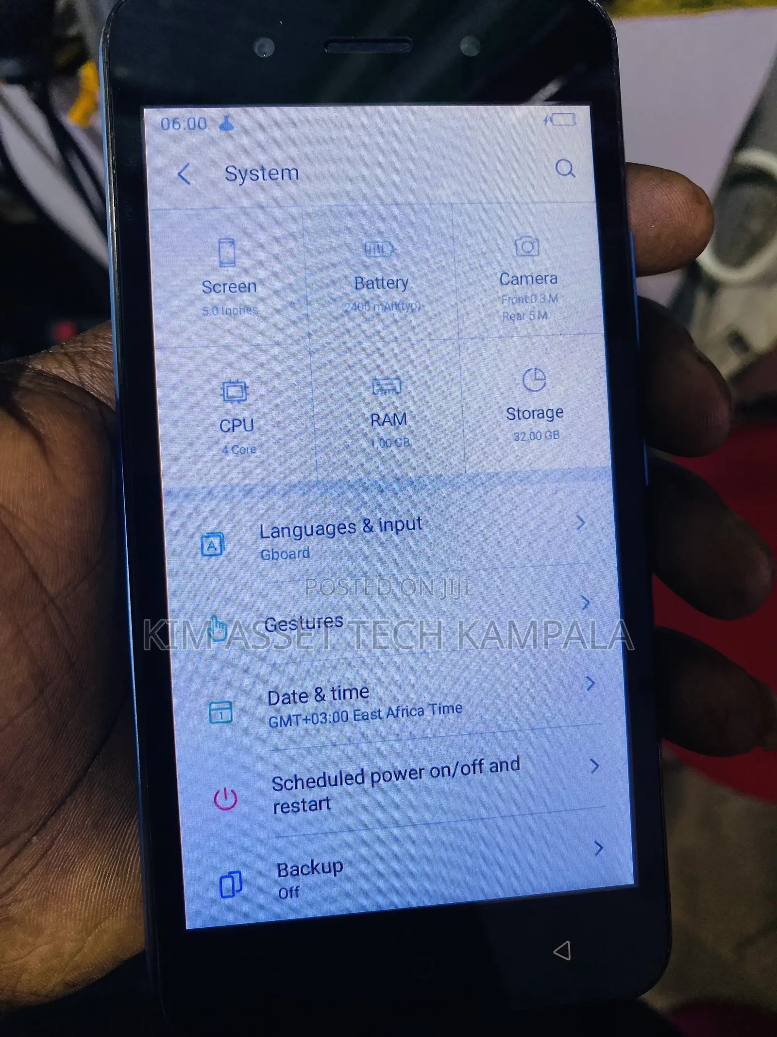 Itel A18 32 GB Blue