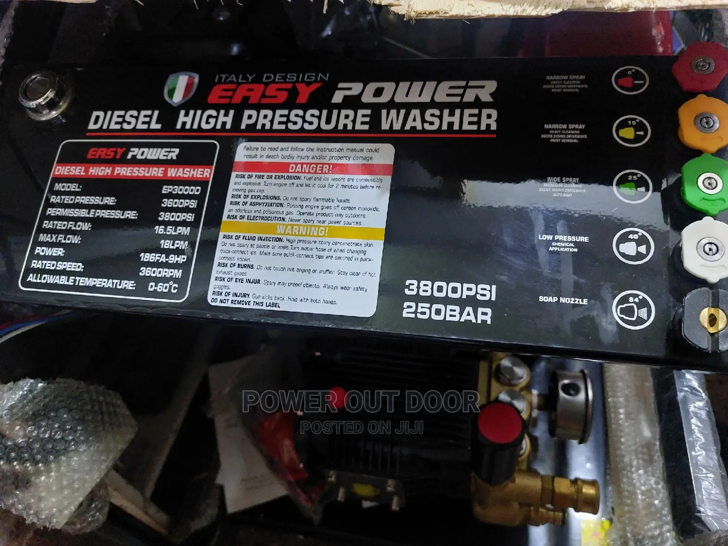 DIESEL High Pressure Washer 3600 Psi