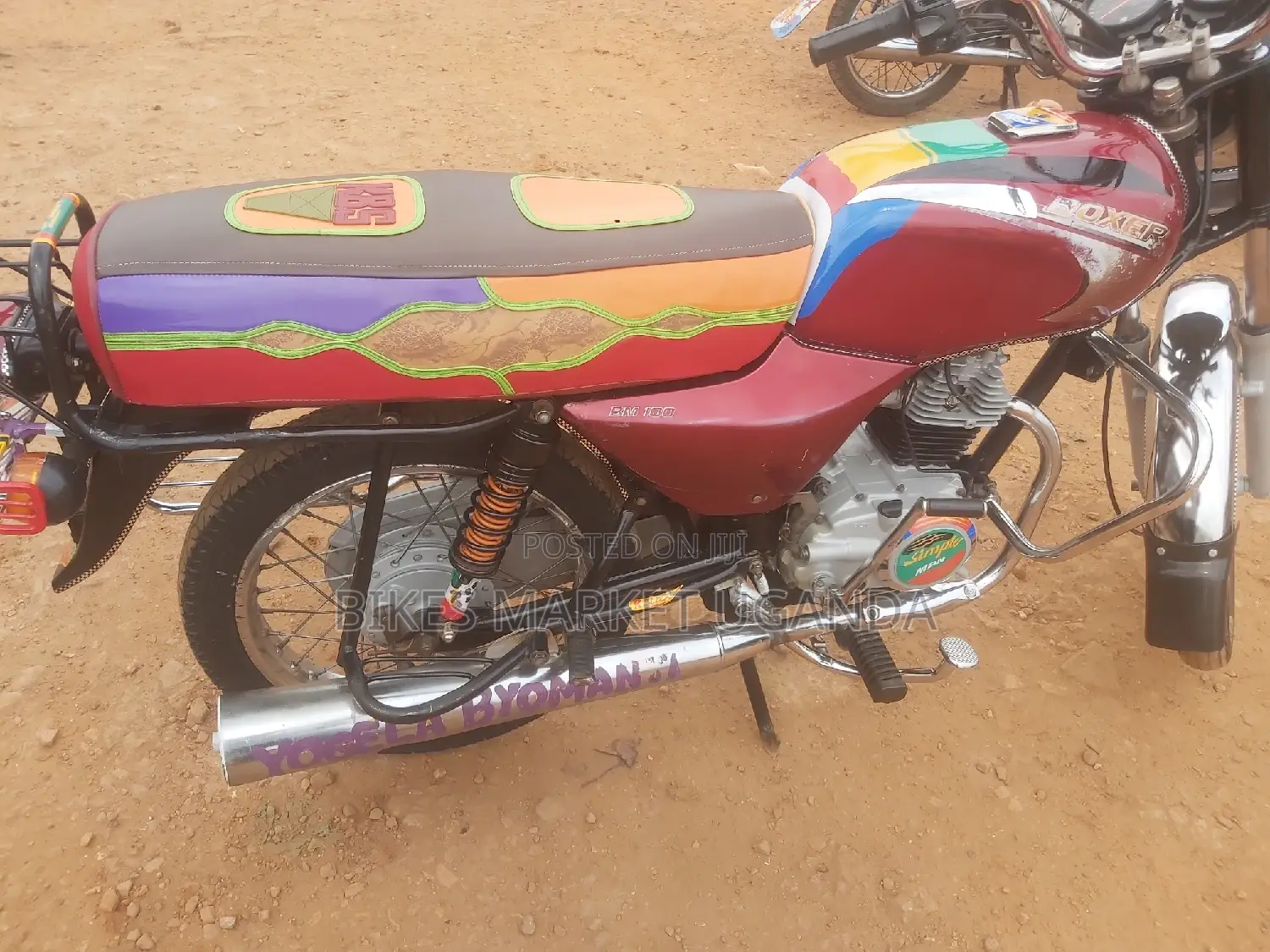 Bajaj Boxer 100 2017 Red