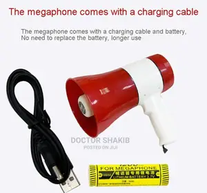 Rechargeable Megaphone Speaker