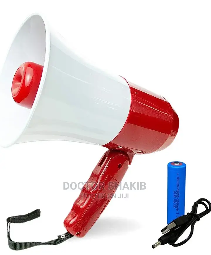 Rechargeable Megaphone Speaker