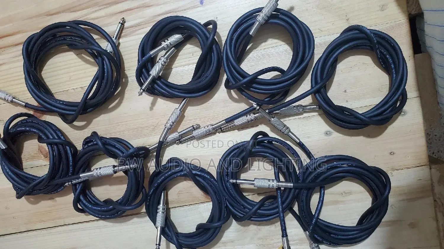Jack to Jack 3m / Guitar Cable/ Keyboard Wire