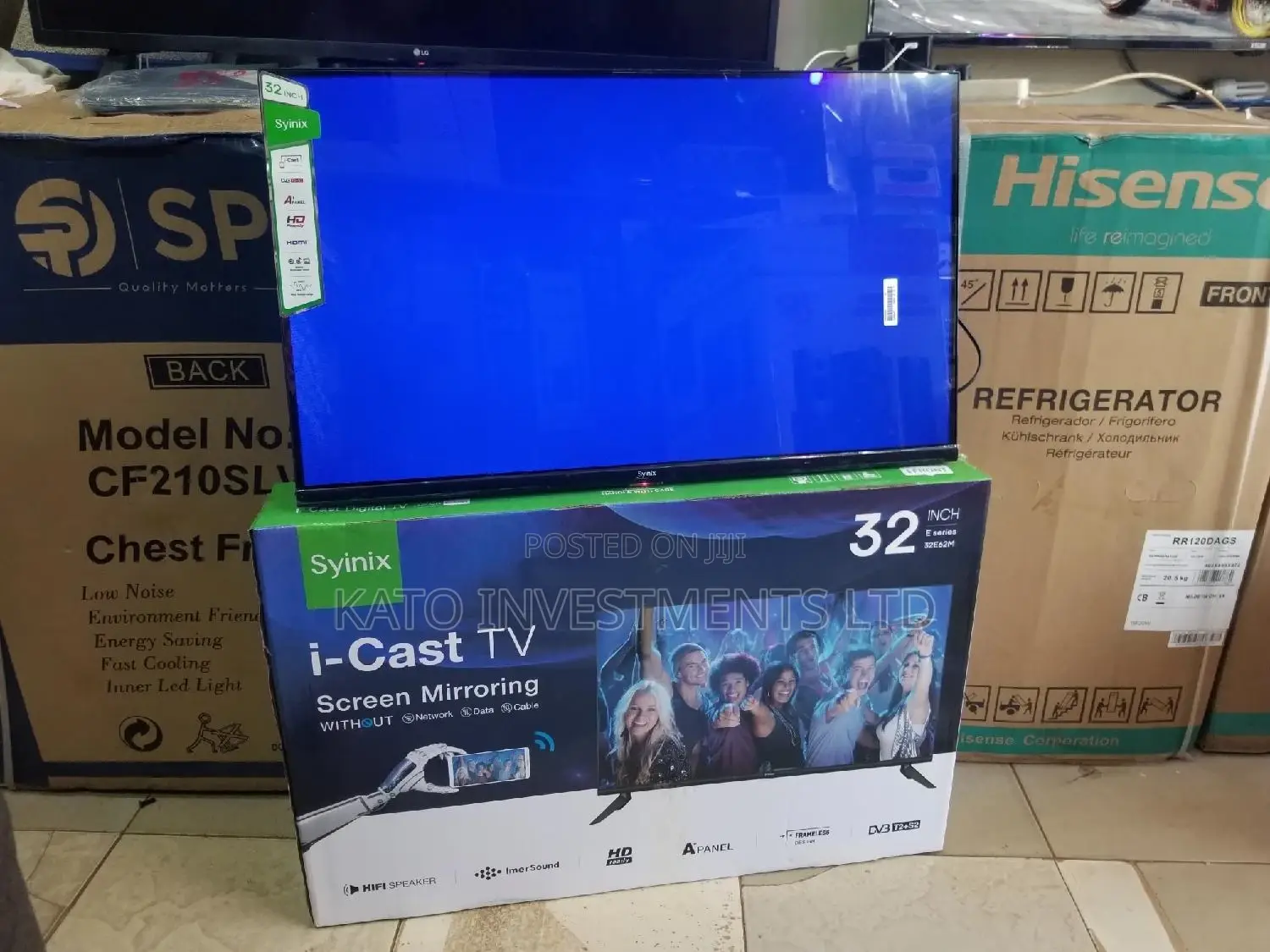 Syinix 32 Inches Frameless TV