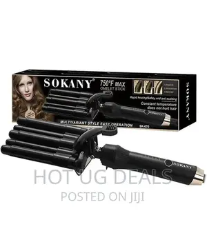 SK-670 Hair Straightener,Omelet Stick Omelet Stick - Black