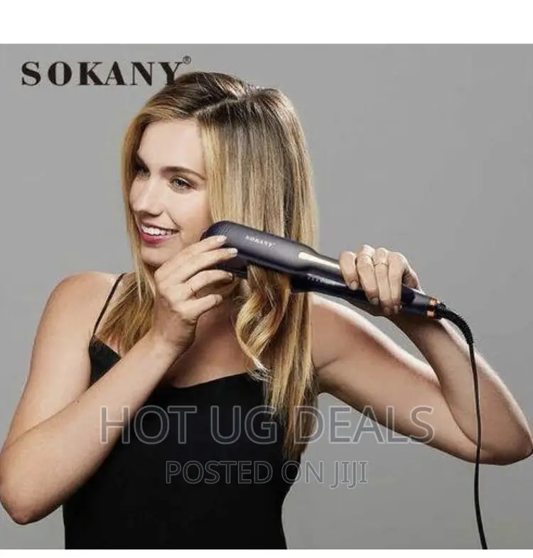 Sokany Professional Hair Straightening Iron-Black