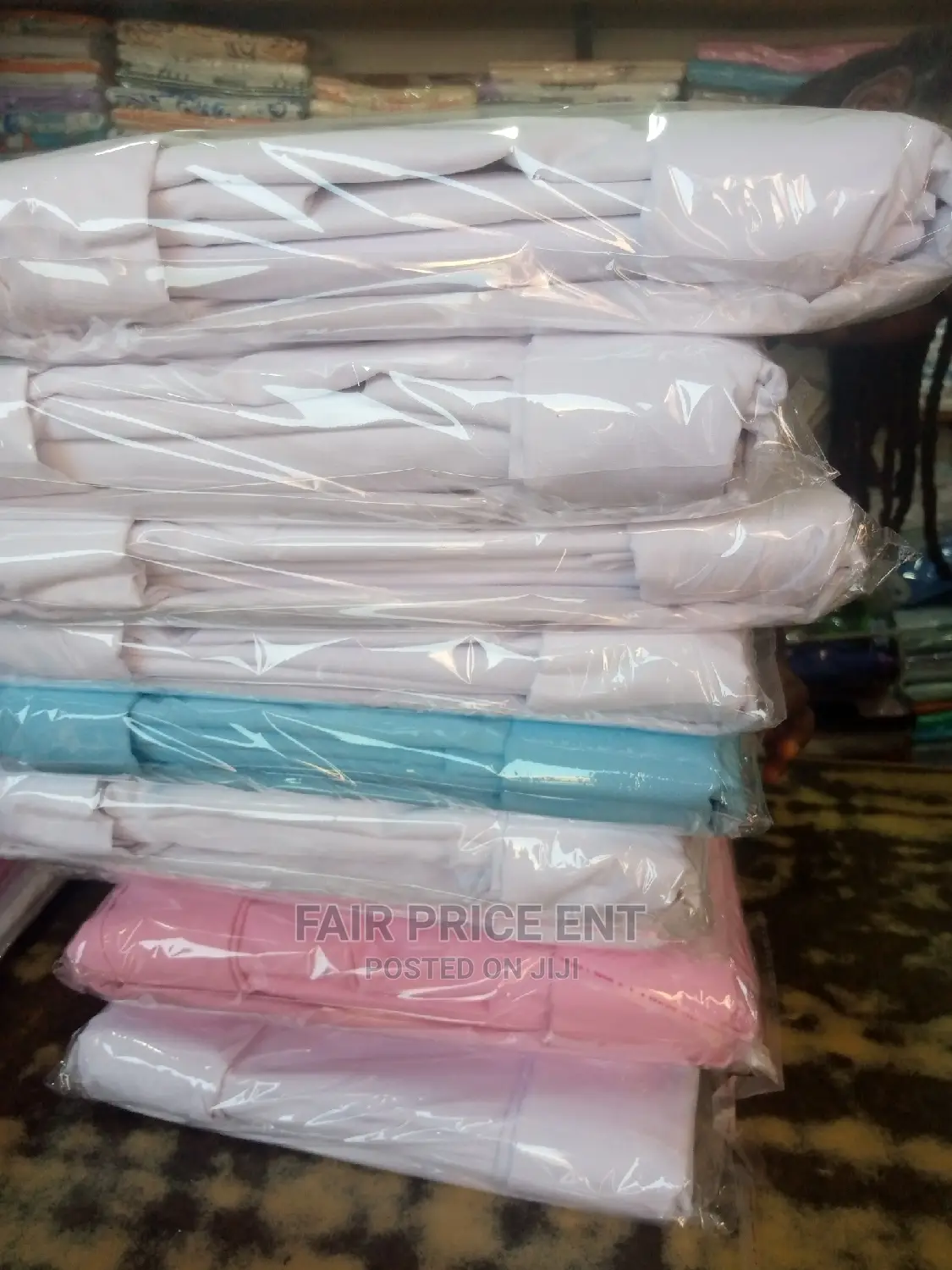 Pure Cotton Plain Bedsheets.6x5.( White)