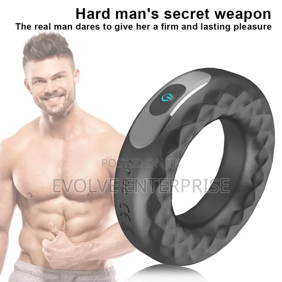 Silicone Cock Ring Vibration Waterproof