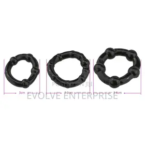 3 PCS/Set Cock Penis Ring Bead Penis Ring Male Delay Ejacula