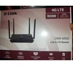 New D-Link 4G Router DWR-M920 With Sim Slot-Black