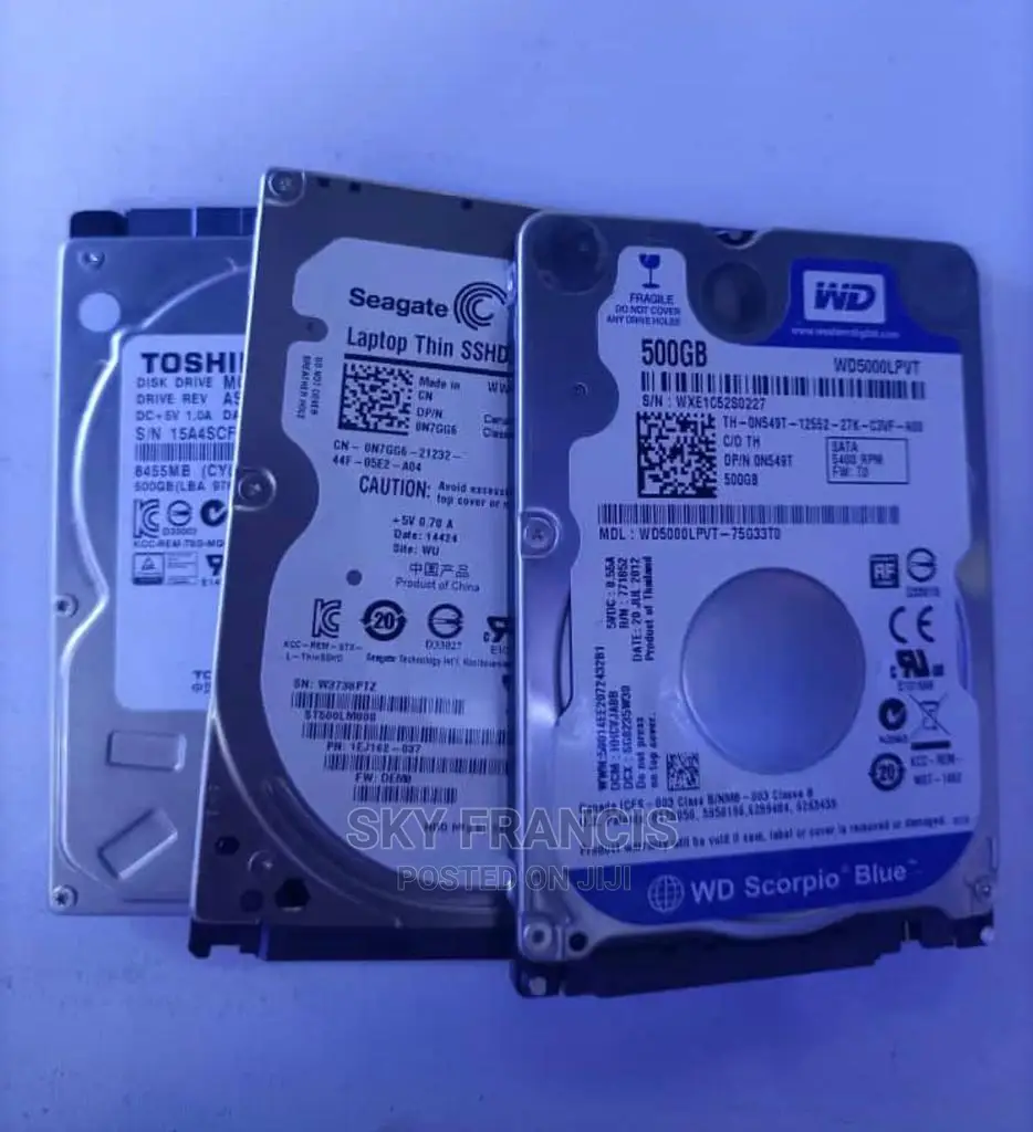 Hard Disk for Laptop 500gb Slim Portable