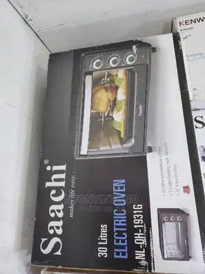 Saachi 30liters Automatic Oven. Has Timer and 1yr Warranty