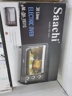 Saachi 30liters Automatic Oven. Has Timer and 1yr Warranty