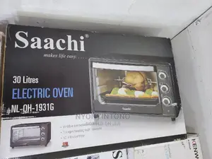 Saachi 30liters Automatic Oven. Has Timer and 1yr Warranty