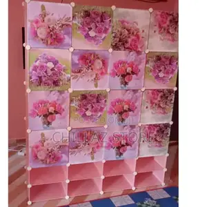 4 Column Plastic Wardrobe.