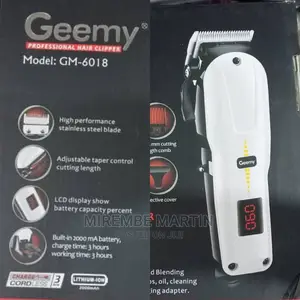 Rechargeable Geemy Hair Clipper