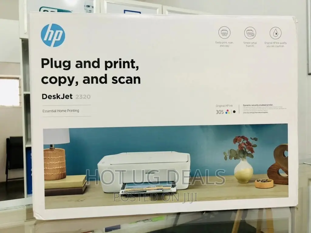 Hp 2320 Print, Copy, Scan With 2 Free Cartridges Usb Cable