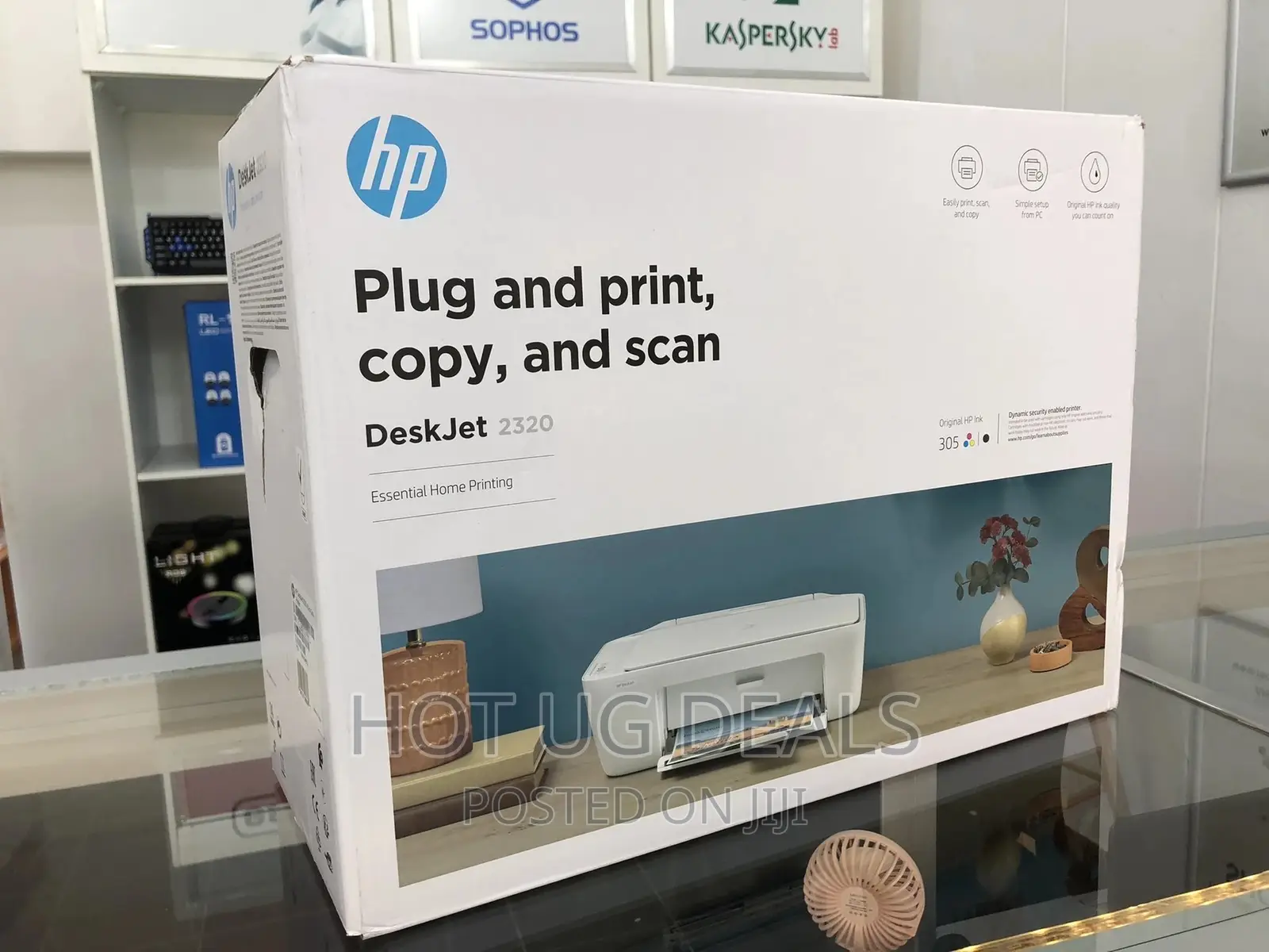 Hp 2320 Print, Copy, Scan With 2 Free Cartridges Usb Cable