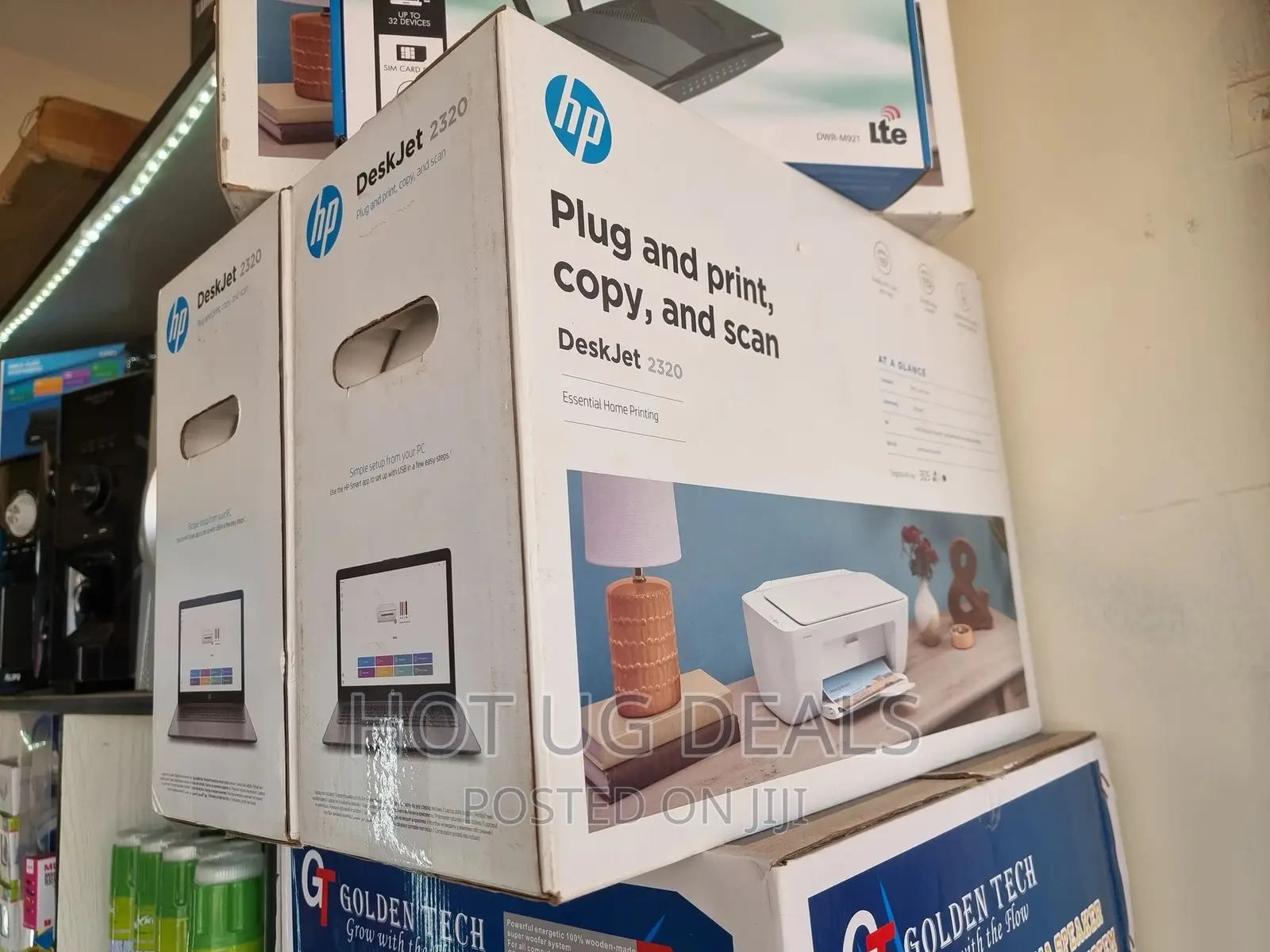 Hp 2320 Print, Copy, Scan With 2 Free Cartridges Usb Cable