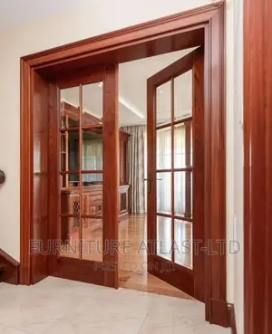 Double Door Glass Door.
