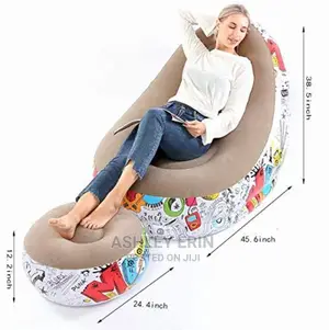 New Creative Inflatable Sofa With Inflatable Stool