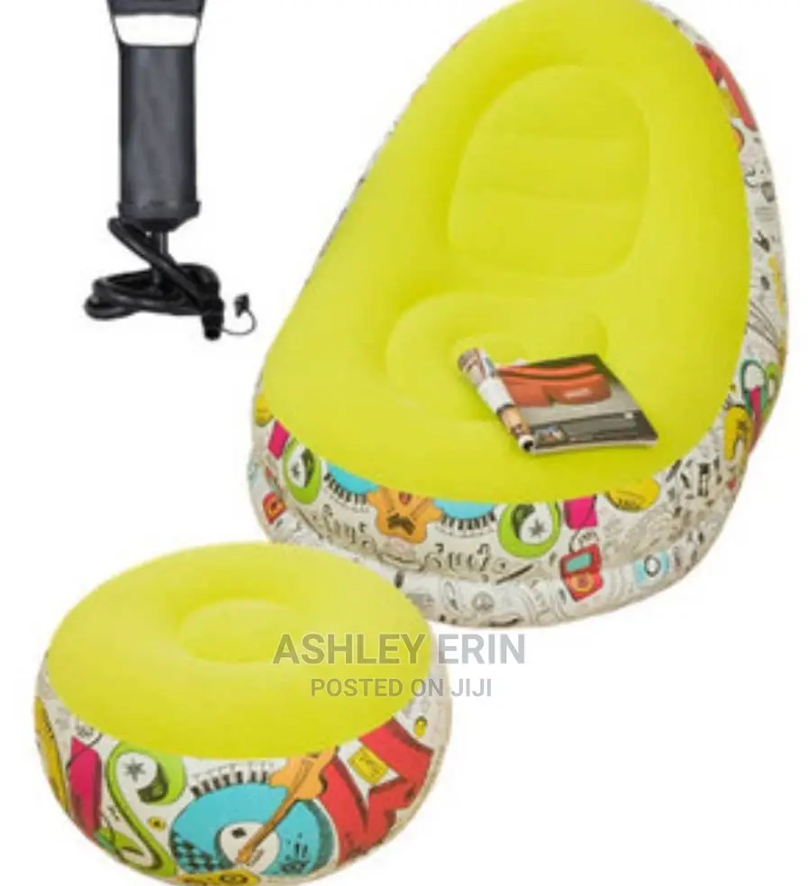 New Creative Inflatable Sofa With Inflatable Stool
