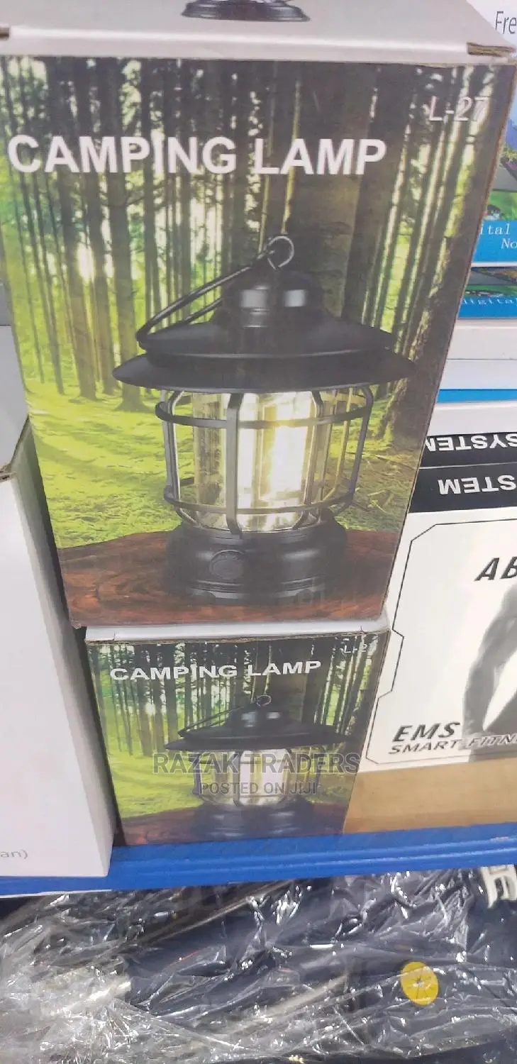 Vintage Outdoor Camping Lamp, Tent Ceiling Led Hanging Lamp