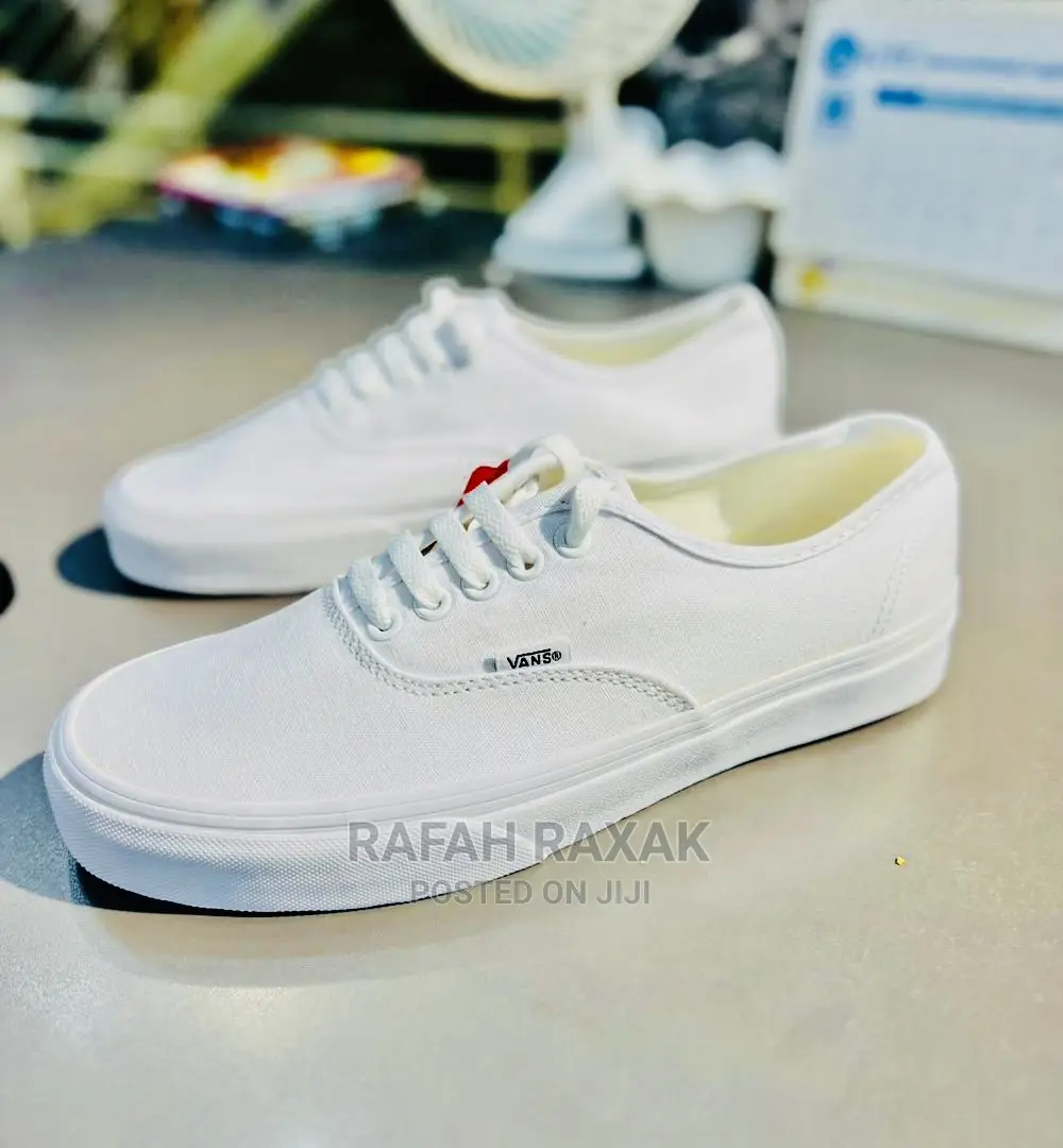 Original Unisex White Vans Off the Wall