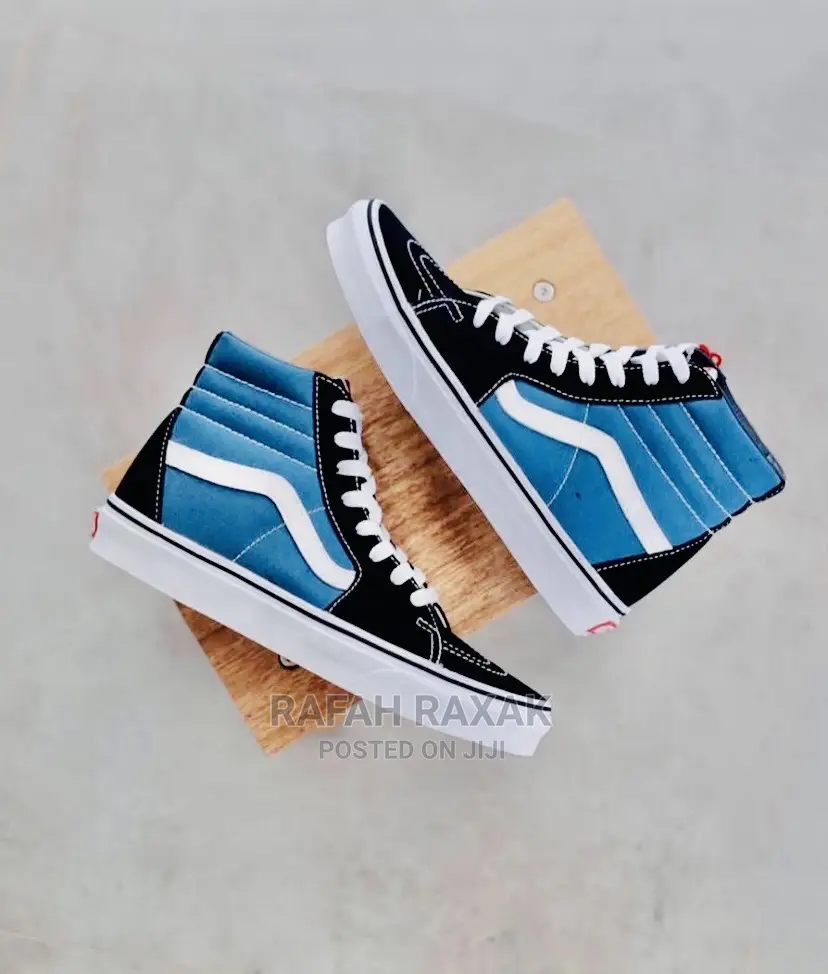 Original Unisex Vintage Vans Off the Wall High Top