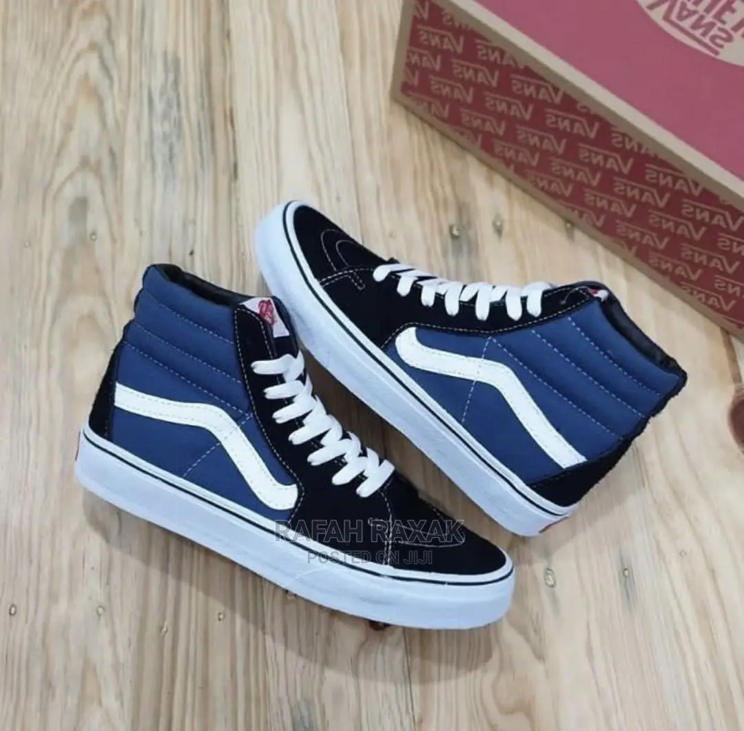 Original Unisex Vintage Vans Off the Wall High Top