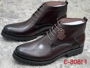 Original Dark Tan Franco Banetti Lace Up Ankle Boots