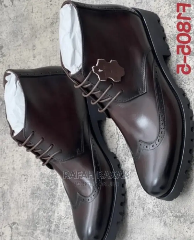 Original Coffee Brown Oxford Leather Boots