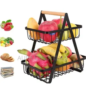 Detachable 2 Tier Fruit Basket Holder
