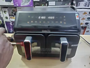 Saachi 10L Digital Double Air Fryer With 5L + 5L Pans