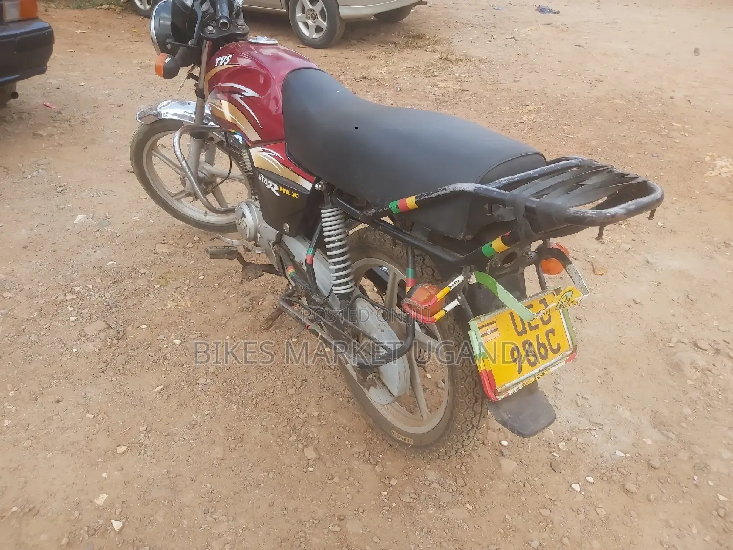 TVS XL 100 2017 Red