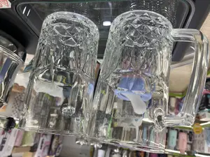 6pc Heavy Beer  Mug Glass
