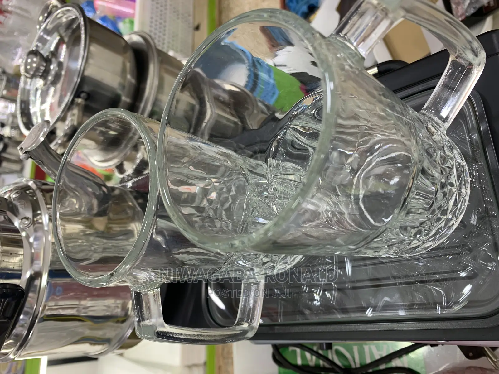 6pc Heavy Beer  Mug Glass