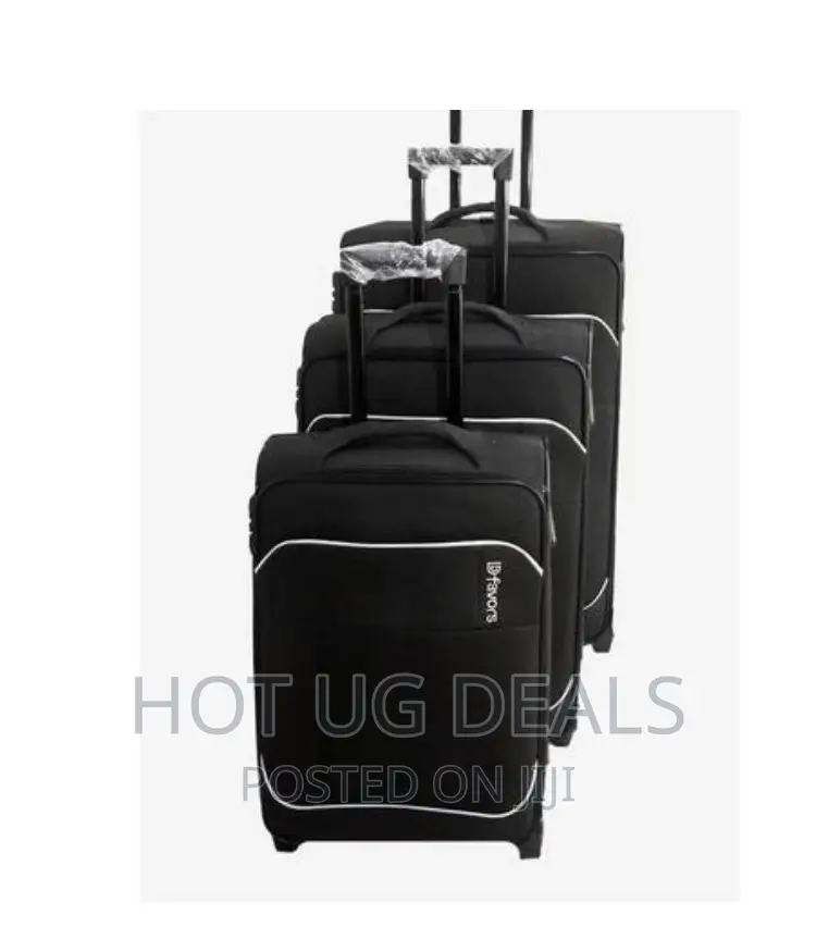 Small, Medium, Large Size Dfavor Suitcase - Black