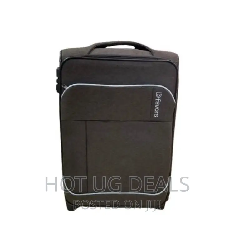 Medium Size Travel Suitcase - Black