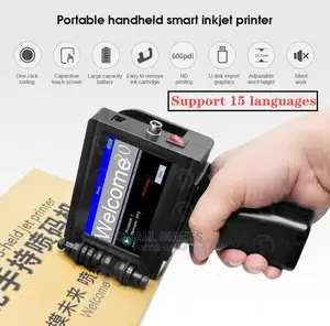 Handheld Inkjet Printer 4 Logo Barcode Date Number Printing