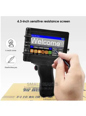 Handheld Inkjet Printer 4 Logo Barcode Date Number Printing