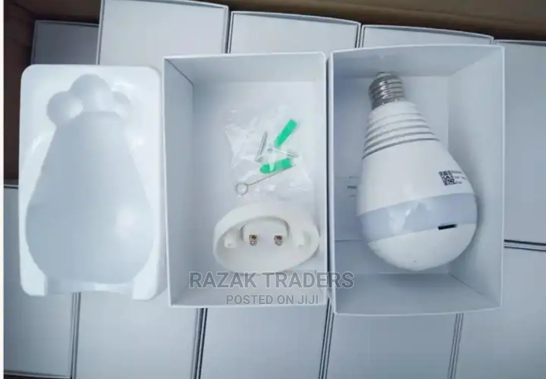 1080p 2mp Panoramic V380pro Wifi Camera Bulb Camera 360