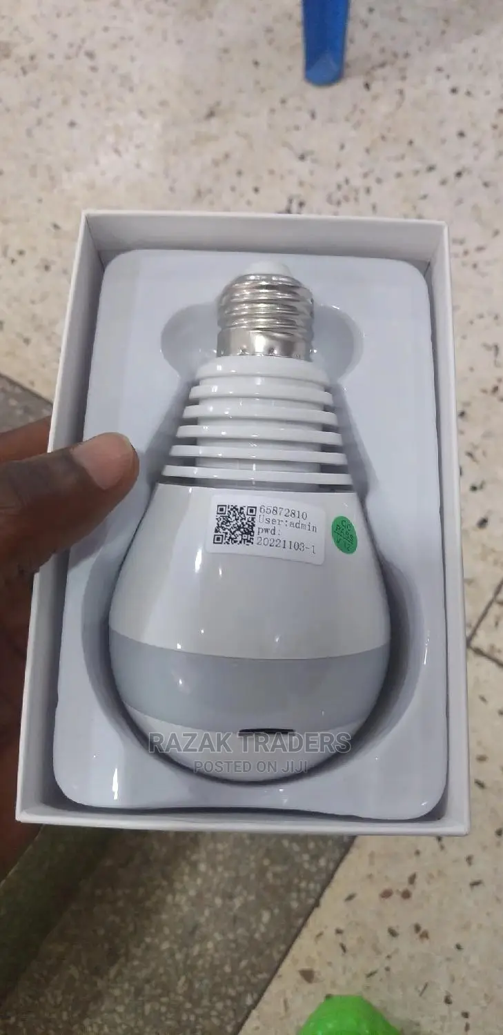 1080p 2mp Panoramic V380pro Wifi Camera Bulb Camera 360