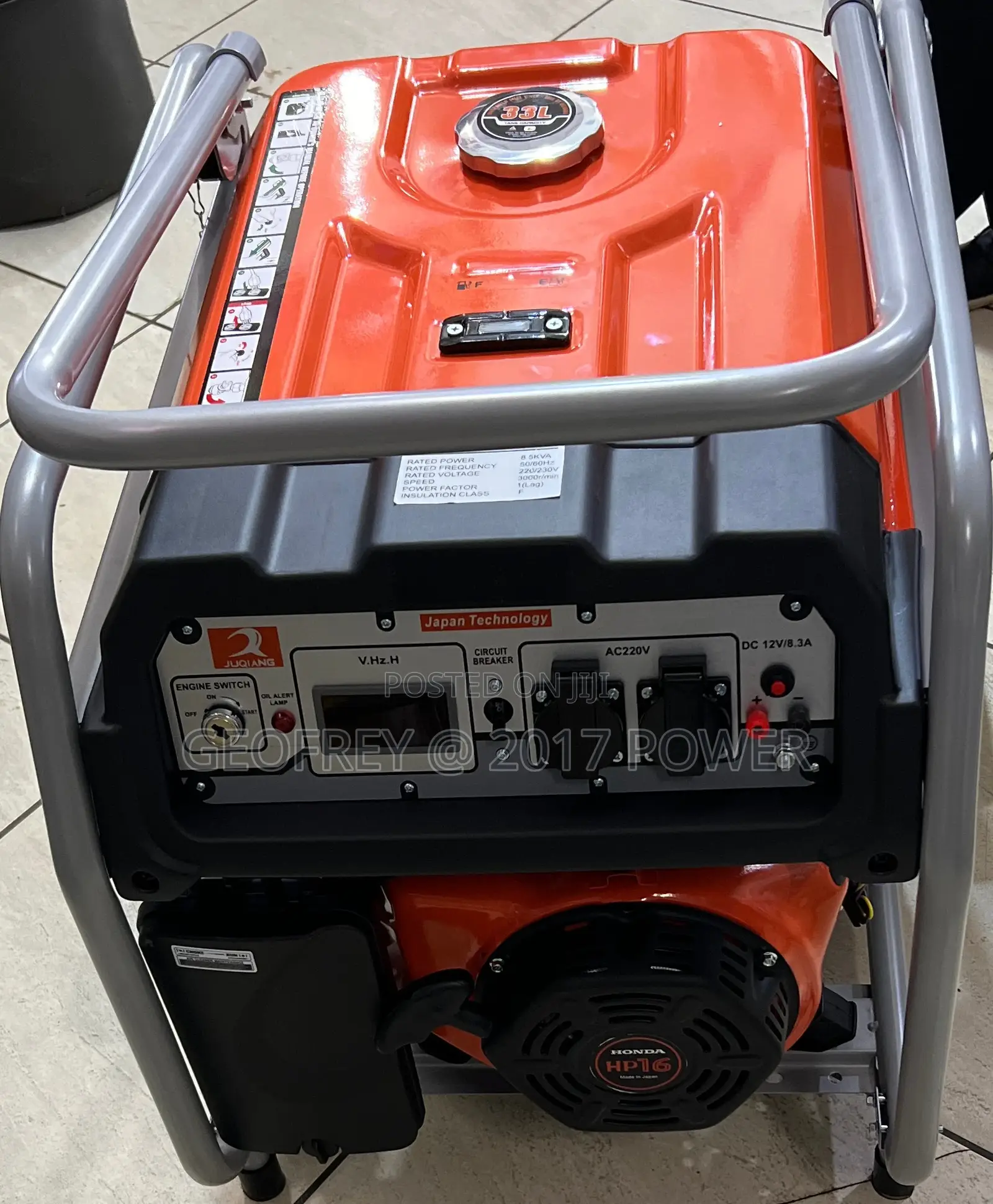 Honda 8.5kva Petrol Japan