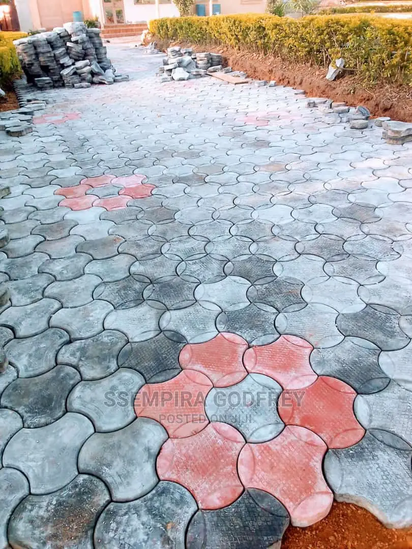 Pavers With Plastic Coloured Modifications