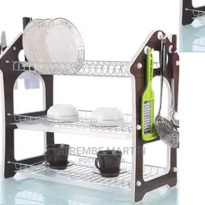 3 Layer Wooden Dish Rack