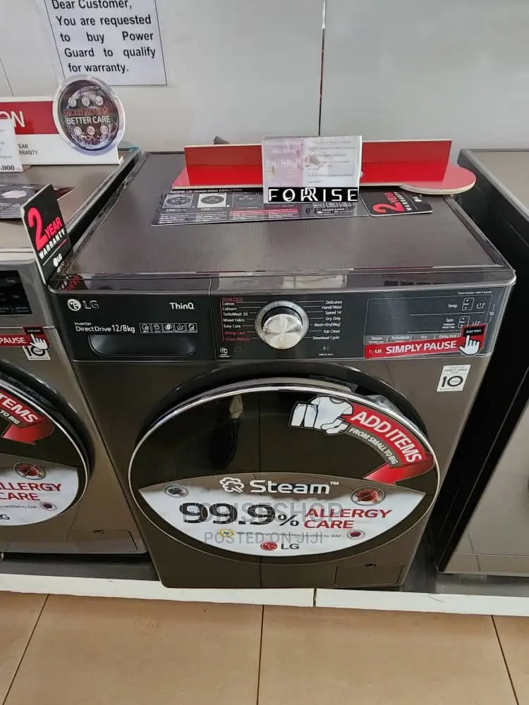 Commercial LG 12/8 KGS Wash Dry Front Washing Machine
