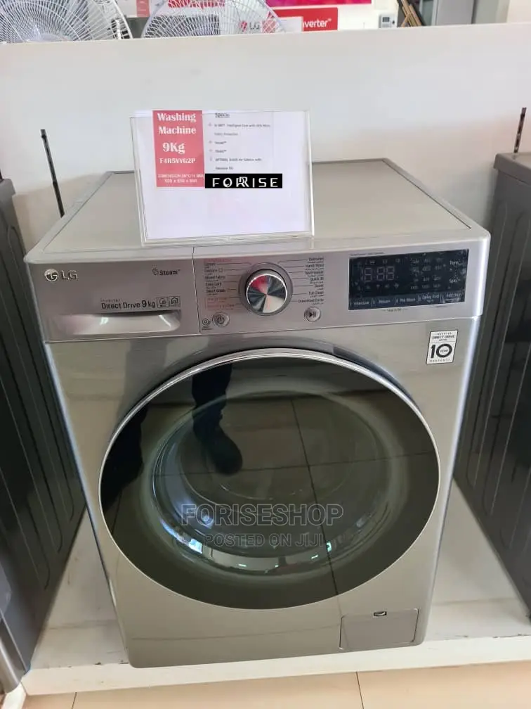 LG 9kgs Front Loader Washing Machines Available in Stock