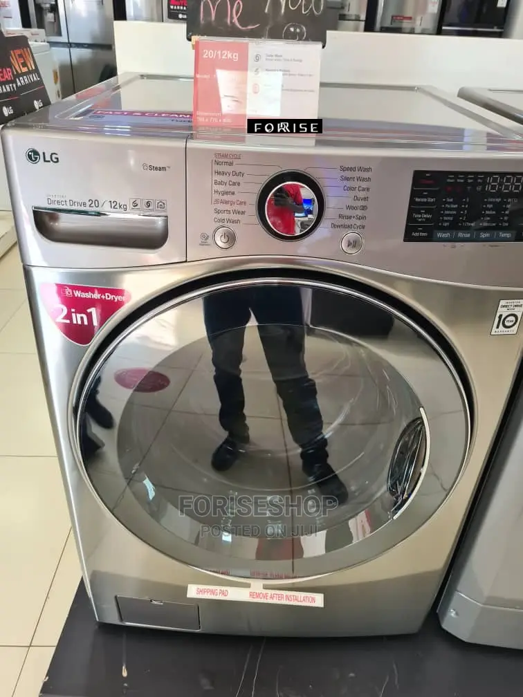 Commercial LG 20/12kgs Wash Dry Front Load Washing Machine